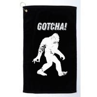 Bigfoot Circle Game Gotcha Meme Ok Hand Golf Towel