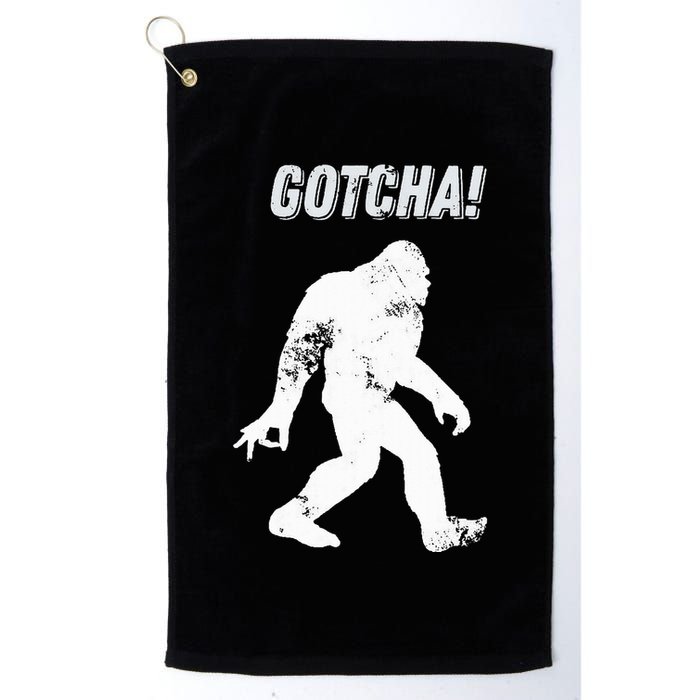 Bigfoot Circle Game Gotcha Meme Ok Hand Golf Towel