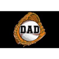 Baseball Catch Glove Baseball Dad Baseball Daddy Fathers Day Bumper Sticker