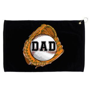 Baseball Catch Glove Baseball Dad Baseball Daddy Fathers Day Grommeted Golf Towel