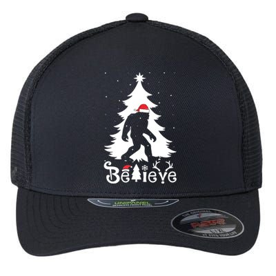 Bigfoot Christmas Gifts For Boy Girls Funny Christmas Flexfit Unipanel Trucker Cap