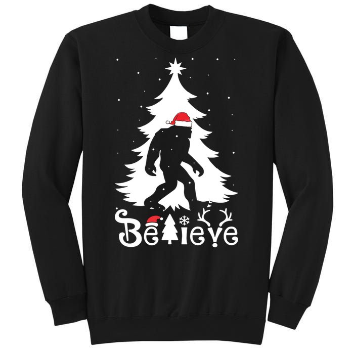 Bigfoot Christmas Gifts For Boy Girls Funny Christmas Sweatshirt