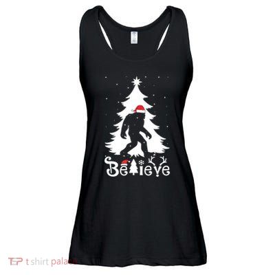 Bigfoot Christmas Gifts For Boy Girls Funny Christmas Ladies Essential Flowy Tank