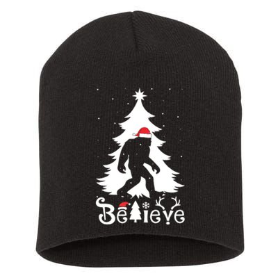 Bigfoot Christmas Gifts For Boy Girls Funny Christmas Short Acrylic Beanie