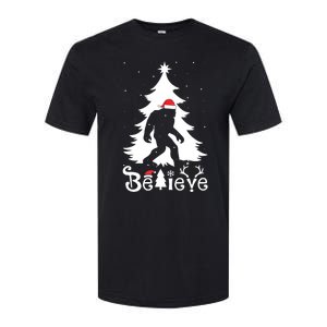 Bigfoot Christmas Gifts For Boy Girls Funny Christmas Softstyle CVC T-Shirt