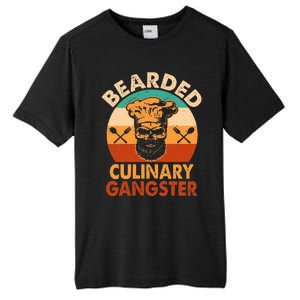 Bearded Culinary Gangster Cooking Funny BBQ Griller Chef Tall Fusion ChromaSoft Performance T-Shirt