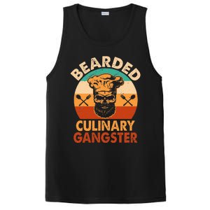 Bearded Culinary Gangster Cooking Funny BBQ Griller Chef PosiCharge Competitor Tank