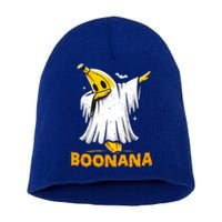 Boonana Cute Ghost Dabbing Funny Banana Halloween Cool Gift Short Acrylic Beanie