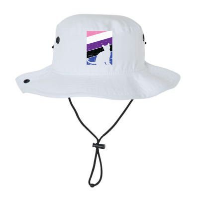 Black Cat Genderfluid Pride Kitten Lover Lgbtq Proud Ally Funny Gift Legacy Cool Fit Booney Bucket Hat