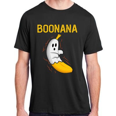 Boonana Cute Ghost Banana Halloween Adult ChromaSoft Performance T-Shirt