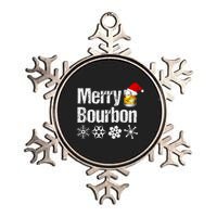 Bourbon Christmas Gift Merry Bourbon Metallic Star Ornament