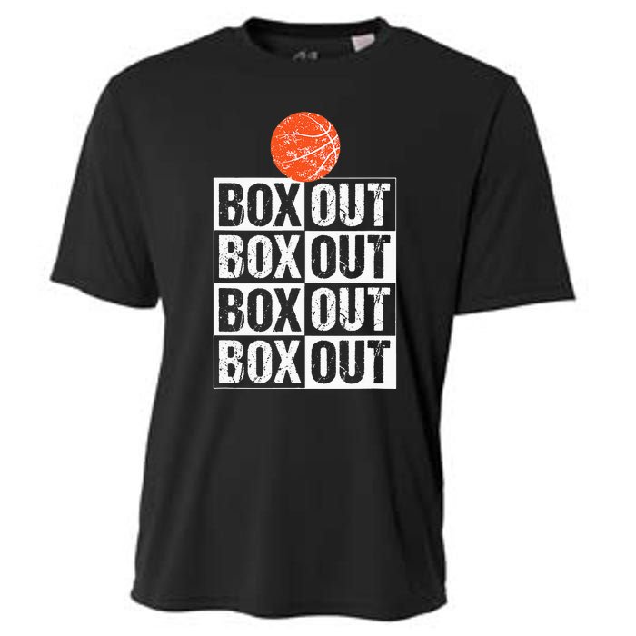 Basketball Coach Gift Box Out Saying funny player Cooling Performance Crew T-Shirt