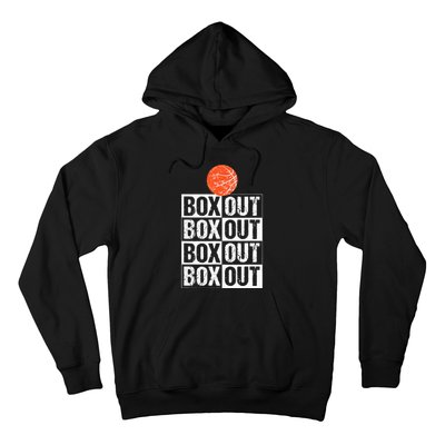 Basketball Coach Gift Box Out Saying funny player Hoodie