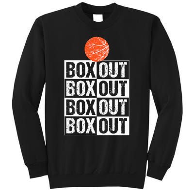 Basketball Coach Gift Box Out Saying funny player Sweatshirt