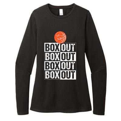 Basketball Coach Gift Box Out Saying funny player Womens CVC Long Sleeve Shirt