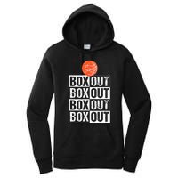 Basketball Coach Gift Box Out Saying funny player Women's Pullover Hoodie