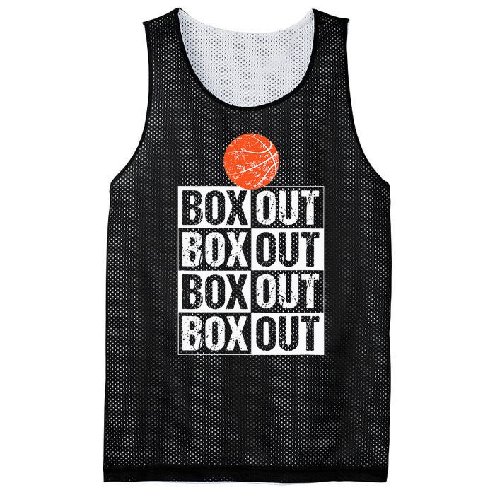 Basketball Coach Gift Box Out Saying funny player Mesh Reversible Basketball Jersey Tank