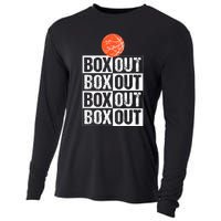 Basketball Coach Gift Box Out Saying funny player Cooling Performance Long Sleeve Crew