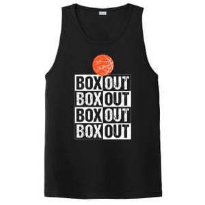 Basketball Coach Gift Box Out Saying funny player PosiCharge Competitor Tank