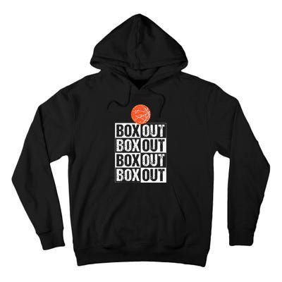 Basketball Coach Gift Box Out Saying funny player Tall Hoodie