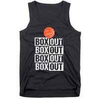 Basketball Coach Gift Box Out Saying funny player Tank Top