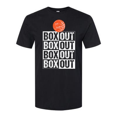 Basketball Coach Gift Box Out Saying funny player Softstyle CVC T-Shirt