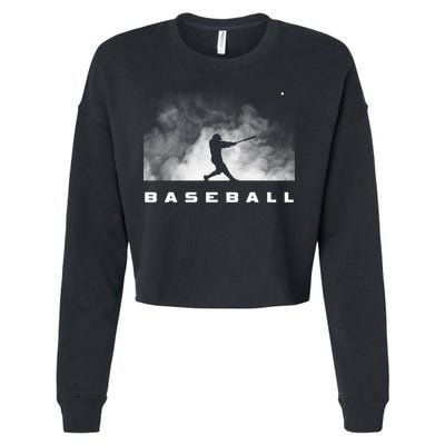 Baseball Clothing Gift Baseball Meaningful Gift Cropped Pullover Crew