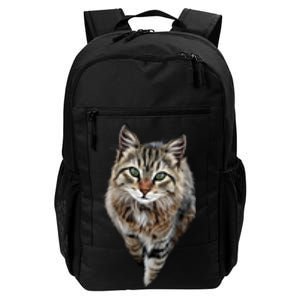 Brown Cat Green Eyes Cats Gifts Daily Commute Backpack