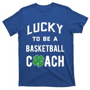 Basketball Coach Gift Lucky Irish St Patricks Day Gift T-Shirt