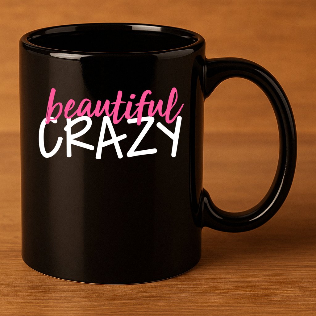 Beautiful Crazy Gift 11oz C Handle Ceramic Mug