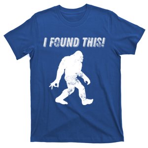 Bigfoot Circle Game I Found This Graphic Meme Gift T-Shirt