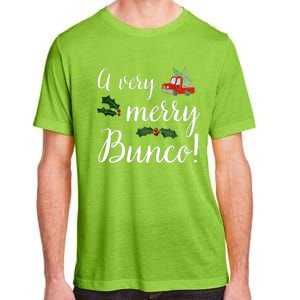 Bunco Christmas Gift Very Merry Bunco Adult ChromaSoft Performance T-Shirt