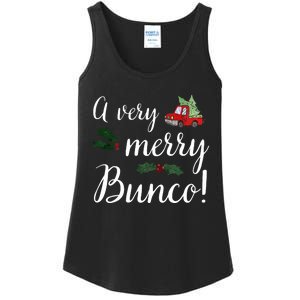 Bunco Christmas Gift Very Merry Bunco Ladies Essential Tank