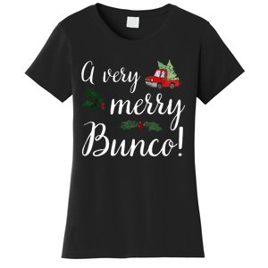 Bunco Christmas Gift Very Merry Bunco Women's T-Shirt