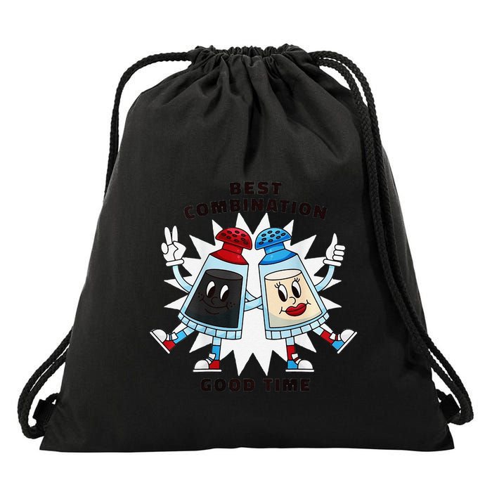 Best Combination Good Time Funny Drawstring Bag