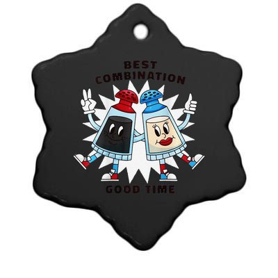 Best Combination Good Time Funny Ceramic Star Ornament