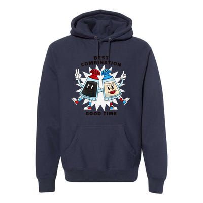 Best Combination Good Time Funny Premium Hoodie