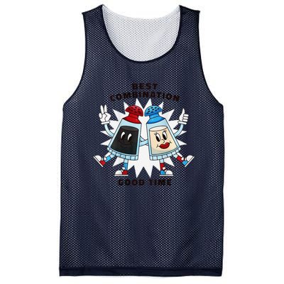 Best Combination Good Time Funny Mesh Reversible Basketball Jersey Tank