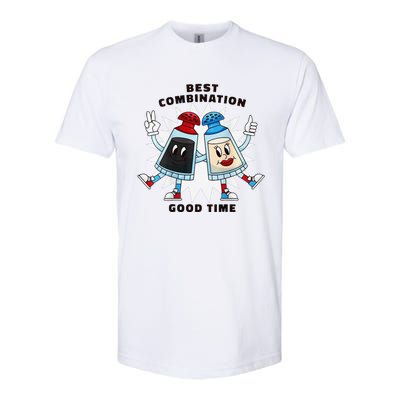 Best Combination Good Time Funny Softstyle CVC T-Shirt