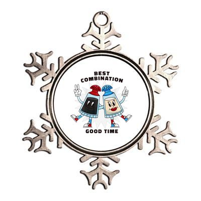 Best Combination Good Time Funny Metallic Star Ornament