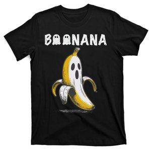 Boonana Cute Ghost Banana Halloween T-Shirt