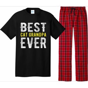 Best Cat Grandpa Ever Funny Pajama Set