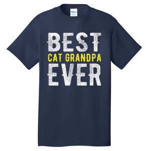 Best Cat Grandpa Ever Funny Tall T-Shirt