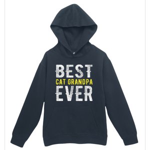 Best Cat Grandpa Ever Funny Urban Pullover Hoodie