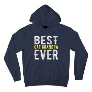 Best Cat Grandpa Ever Funny Tall Hoodie