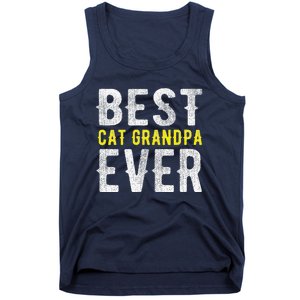 Best Cat Grandpa Ever Funny Tank Top