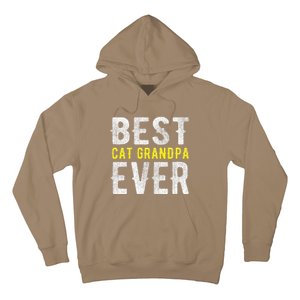 Best Cat Grandpa Ever Funny Hoodie