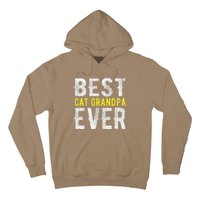 Best Cat Grandpa Ever Funny Hoodie