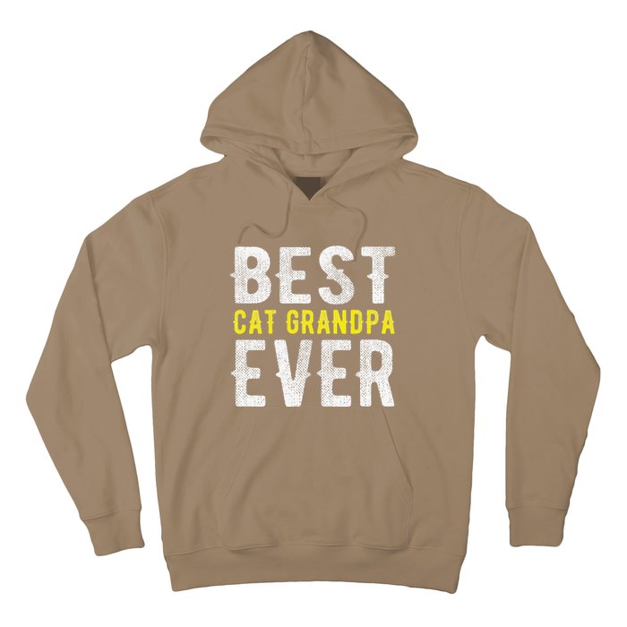 Best Cat Grandpa Ever Funny Hoodie