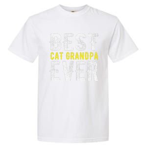 Best Cat Grandpa Ever Funny Garment-Dyed Heavyweight T-Shirt